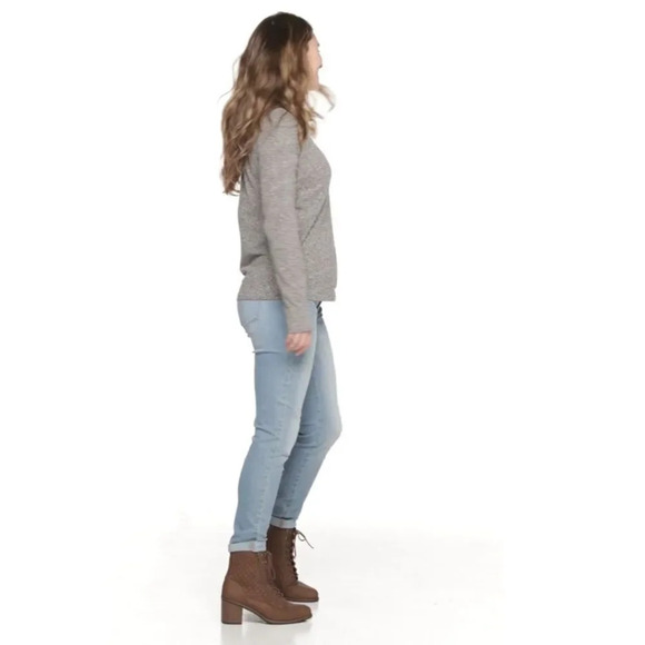 Long Sleeve Crewneck Tee Mint Blue Large - Picture 8 of 10